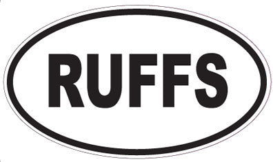 RUFFS - Oval Magnet