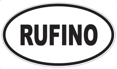 RUFINO - Oval Sticker