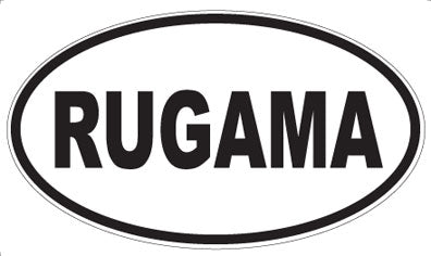 RUGAMA - Oval Sticker