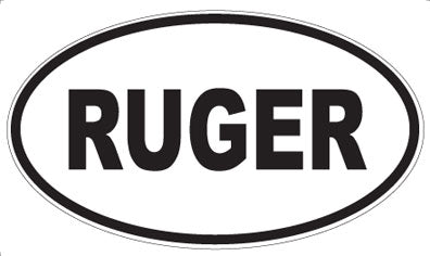RUGER - Oval Sticker
