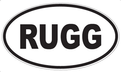 RUGG - Oval Sticker