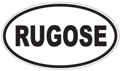 RUGOSE - Oval Sticker