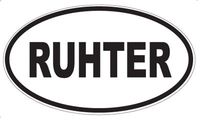 RUHTER - Oval Magnet