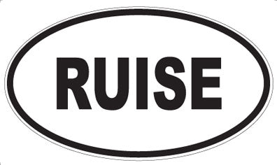 RUISE - Oval Sticker