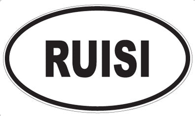 RUISI - Oval Magnet