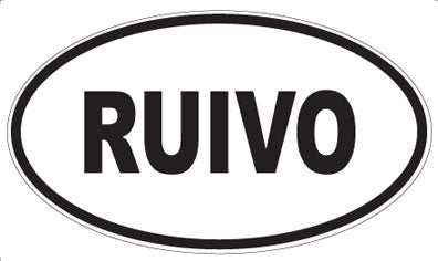 RUIVO - Oval Magnet