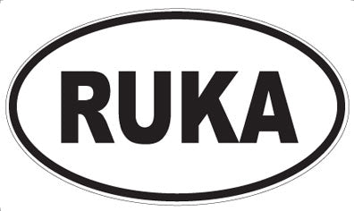 RUKA - Oval Sticker
