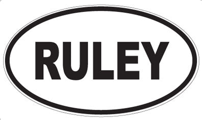 RULEY - Oval Magnet