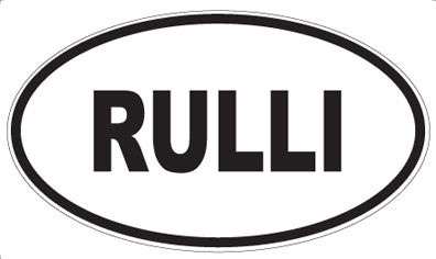 RULLI - Oval Sticker