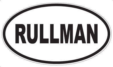 RULLMAN - Oval Sticker