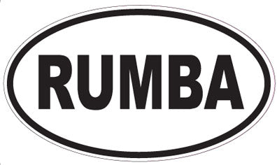 RUMBA - Oval Sticker