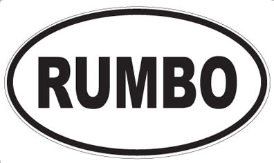 RUMBO - Oval Magnet