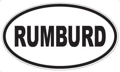 RUMBURD - Oval Magnet