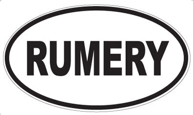 RUMERY - Oval Sticker