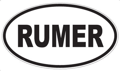 RUMER - Oval Magnet