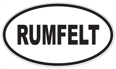 RUMFELT - Oval Magnet