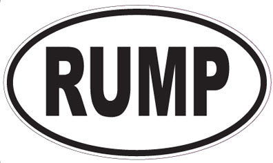 RUMP - Oval Sticker