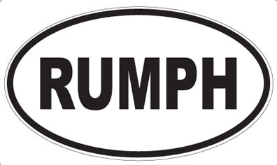 RUMPH - Oval Magnet