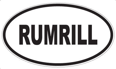 RUMRILL - Oval Magnet