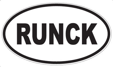 RUNCK - Oval Magnet