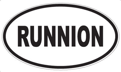 RUNNION - Oval Sticker