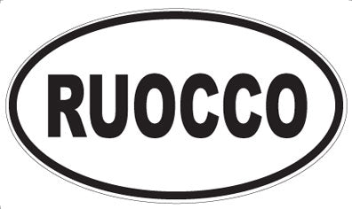 RUOCCO - Oval Sticker