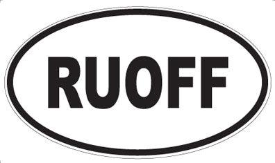 RUOFF - Oval Magnet