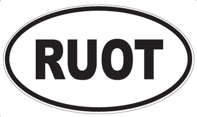 RUOT - Oval Magnet