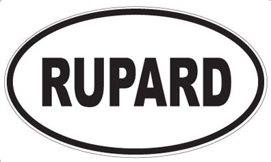 RUPARD - Oval Sticker
