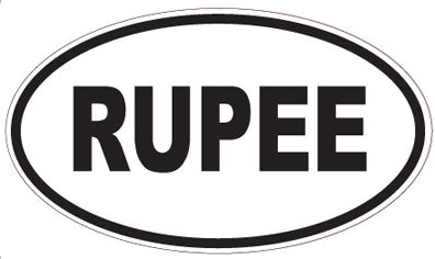 RUPEE - Oval Magnet