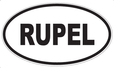 RUPEL - Oval Sticker
