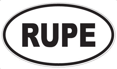 RUPE - Oval Magnet