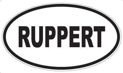 RUPPERT - Oval Magnet