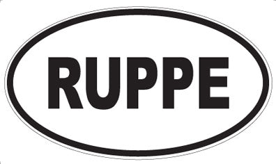 RUPPE - Oval Magnet