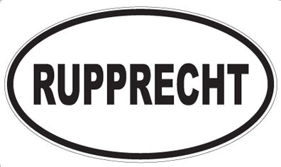 RUPPRECHT - Oval Sticker