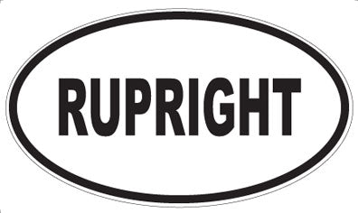 RUPRIGHT - Oval Magnet