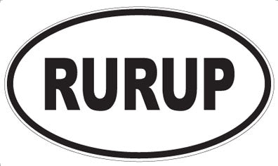 RURUP - Oval Magnet