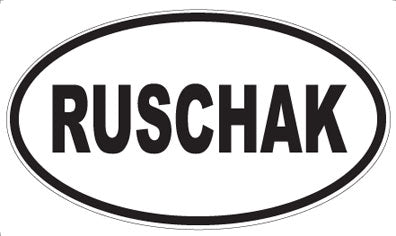 RUSCHAK - Oval Magnet