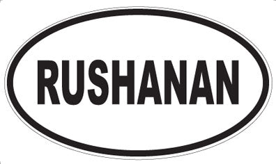 RUSHANAN - Oval Magnet