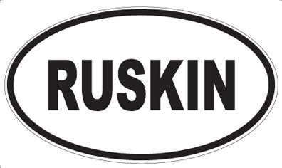 RUSKIN - Oval Magnet