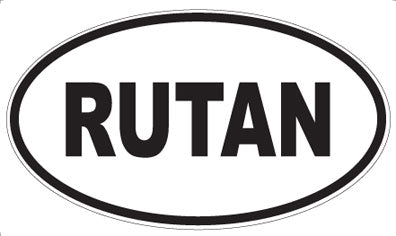 RUTAN - Oval Magnet