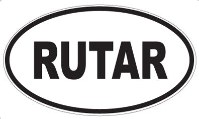 RUTAR - Oval Magnet