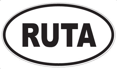 RUTA - Oval Magnet