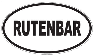RUTENBAR - Oval Magnet