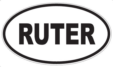 RUTER - Oval Magnet