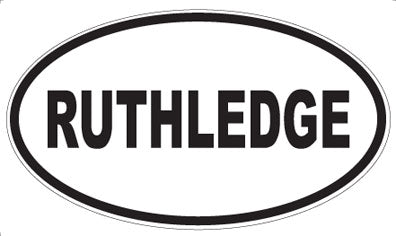 RUTHLEDGE - Oval Magnet