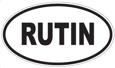 RUTIN - Oval Magnet