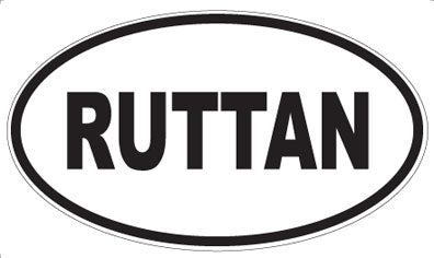 RUTTAN - Oval Sticker