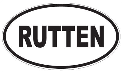RUTTEN - Oval Magnet