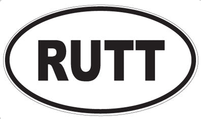 RUTT - Oval Magnet